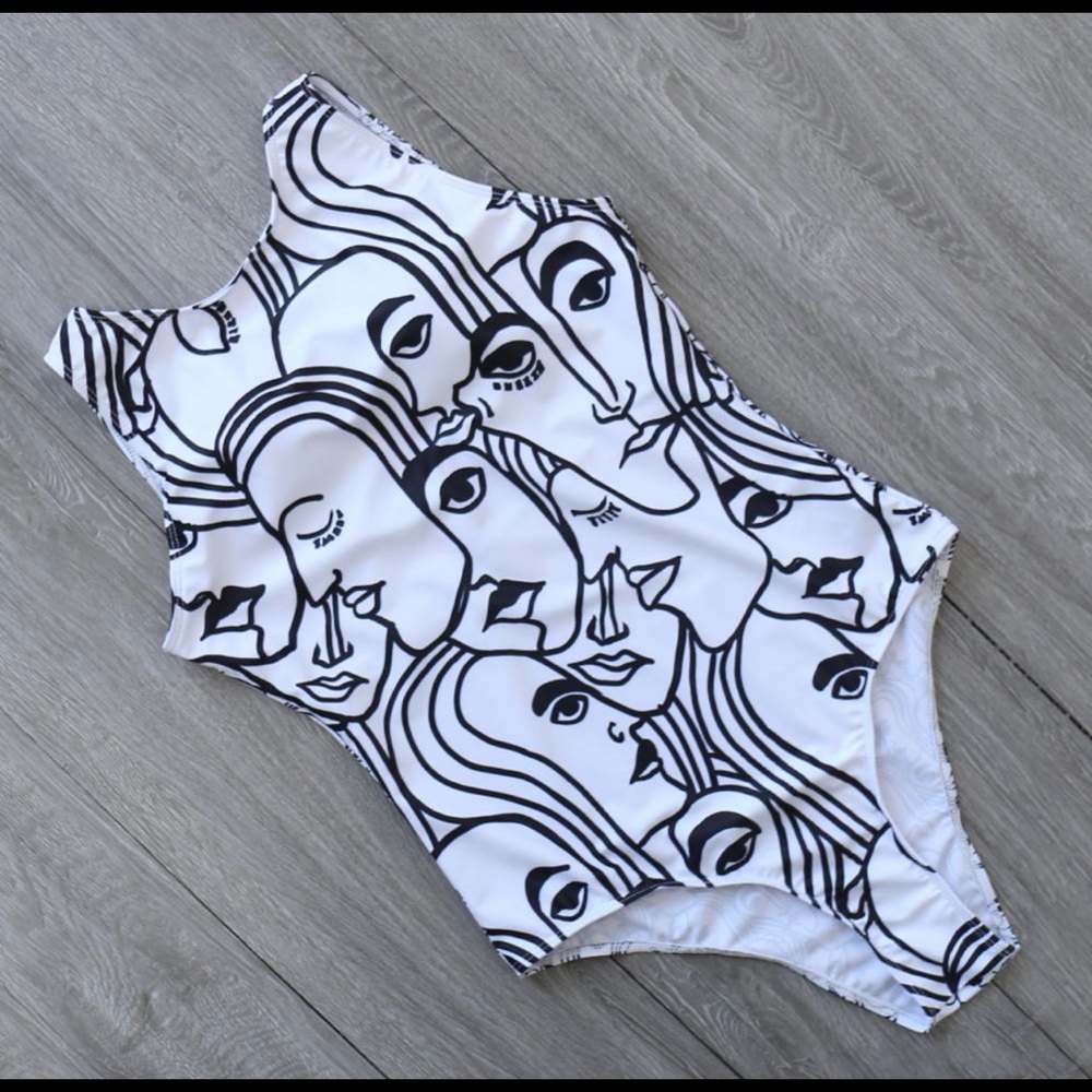 Retro Abstract One Piece - Picture 2 of 3